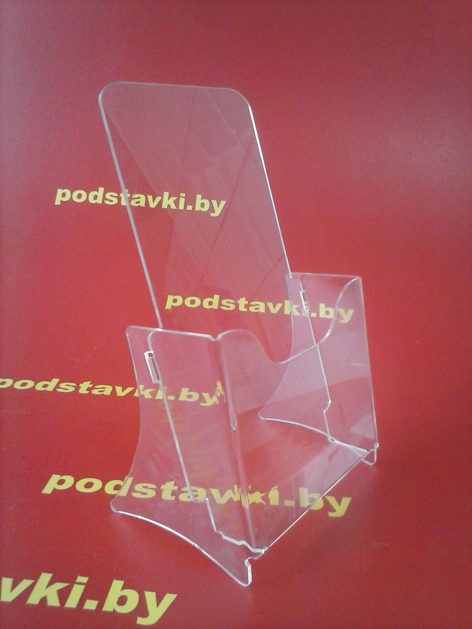 буклетница настольная из оргстекла купить в москве и минске