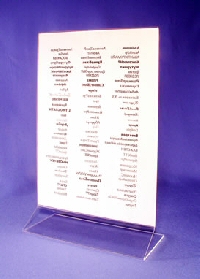 менюхолдер для кафе